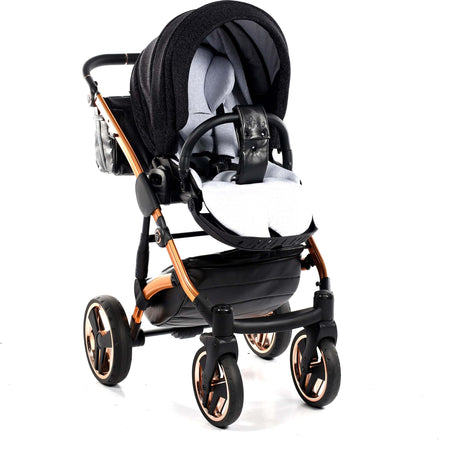 Diamond Shine 3 in 1 Ecopelle / Tessuto Nero Glitter Navicella e Telaio Oro Rosa Prima infanzia/Passeggini carrozzine e accessori/Passeggini e carrozzine/Sistemi modulari La Casa Del Bebè - Napoli, Commerciovirtuoso.it