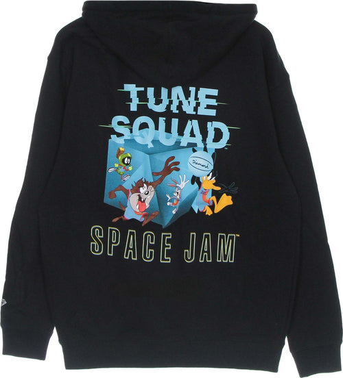 DIAMOND-SUPPLY-Felpa-Cappuccio-Uomo-Box-Hoodie-X-Space-Jam-2-Black-da-uomo