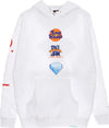DIAMOND-SUPPLY-Felpa-Cappuccio-Uomo-Hook-Shot-Hoodie-X-Space-Jam-2-White-da-uomo