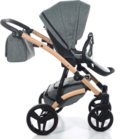 Diamond Vegan 3 in 1 Verde Melange Telaio Rosa anelli e cerchi Nero Prima infanzia/Passeggini carrozzine e accessori/Passeggini e carrozzine/Sistemi modulari La Casa Del Bebè - Napoli, Commerciovirtuoso.it