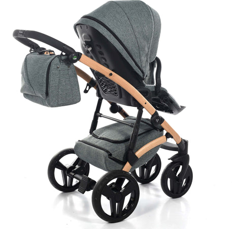 Diamond Vegan 3 in 1 Verde Melange Telaio Rosa anelli e cerchi Nero Prima infanzia/Passeggini carrozzine e accessori/Passeggini e carrozzine/Sistemi modulari La Casa Del Bebè - Napoli, Commerciovirtuoso.it