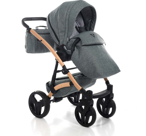 Diamond Vegan 3 in 1 Verde Melange Telaio Rosa anelli e cerchi Nero Prima infanzia/Passeggini carrozzine e accessori/Passeggini e carrozzine/Sistemi modulari La Casa Del Bebè - Napoli, Commerciovirtuoso.it