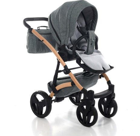 Diamond Vegan 3 in 1 Verde Melange Telaio Rosa anelli e cerchi Nero Prima infanzia/Passeggini carrozzine e accessori/Passeggini e carrozzine/Sistemi modulari La Casa Del Bebè - Napoli, Commerciovirtuoso.it