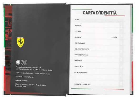 Diario 12 Mesi 2023-2024 Standard Ferrari per La Scuola per Bambini E Ragazzi Franco Cosimo Panini