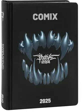 Diario 2024-2025, 16 mesi, medium comix limited ed. phobia