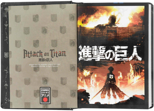 Diario Agenda Medium per La Scuola Datato 16 Mesi Comix Anime – Attacco Dei Giganti Franco Cosimo Panini