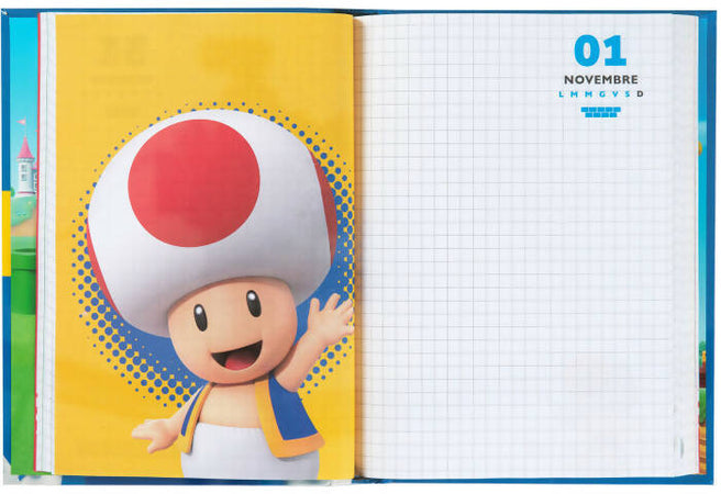 Diario per La Scuola 12 Mesi 2023-2024 Standard Supermario Franco Cosimo Panini