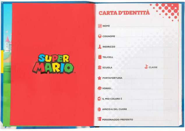 Diario per La Scuola 12 Mesi 2023-2024 Standard Supermario Franco Cosimo Panini