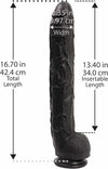 Dick Rambone Cock Black 42 Cm X 6 Fallo Enorme Non Vibrante Salute e cura della persona/Erotismo e contraccezione/Sex toys/Dildo/Dildo realistici Kondorama - Martinsicuro, Commerciovirtuoso.it