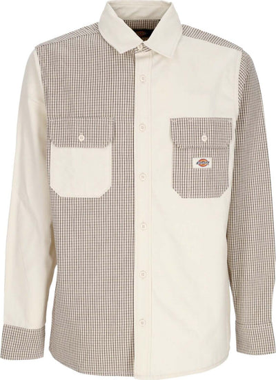DICKIES-Camicia-Manica-Lunga-Uomo-Miltonvale-Shirt-Heritage-Outdoor-Light-da-uomo