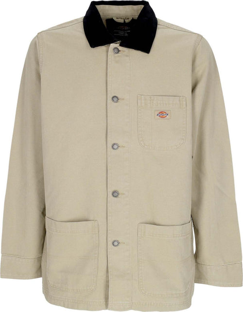 DICKIES-Giacca-Workwear-Uomo-Duck-Canvas-Summer-Chore-Coat-Desert-Sand-da-uomo