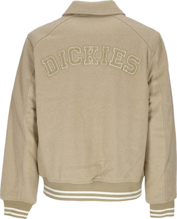 DICKIES-Giubbotto-College-Uomo-Vale-Varsity-Bomber-Jacket-Khaki-da-uomo