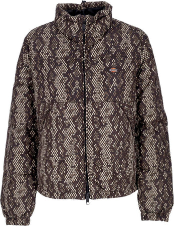 DICKIES-Piumino-Donna-Camden-Puffer-Khaki-da-donna