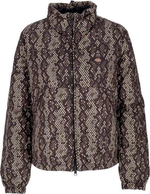 DICKIES-Piumino-Donna-Camden-Puffer-Khaki-da-donna