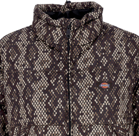 DICKIES-Piumino-Donna-Camden-Puffer-Khaki-da-donna