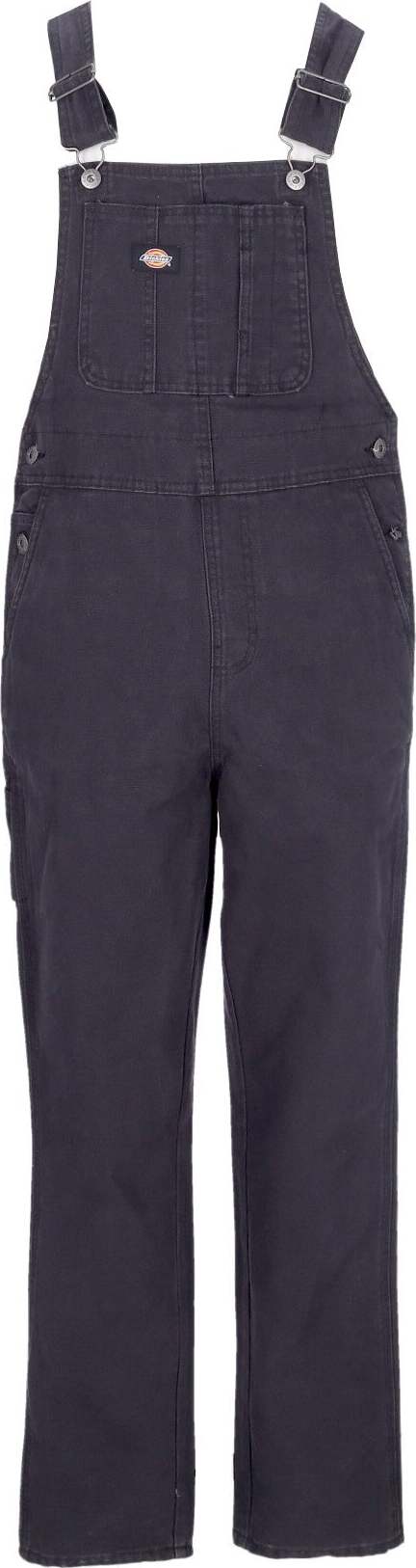 DICKIES-Salopette-Donna-Duck-Canvas-Bib-Stone-Wash-Black-da-donna