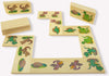 Dida - Domino Animali Del Passato I Dinosauri - In Legno Per Bambini Gioco Da Tavolo