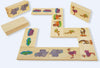 Dida - Domino Animali della Foresta - Domino in Legno per Bambini Gioco da Tavolo composto da 28 Grandi Tessere Decorate in Scatola di Legno Gioco Educativo che Stimola le Capacitò di Associazione Concentrazione e l'Apprendimento delle Regole