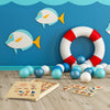 Dida - Domino Animali Marini - In Legno Per Bambini Gioco Da Tavolo