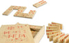Dida - Domino Numeri E Quantità 55 Pz - In Legno Per Bambini Gioco Da Tavolo