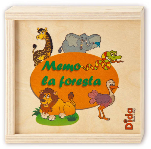 Dida - Memory Legno Animali Della Foresta - Gioco Per Bambini 2+