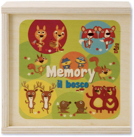 Dida - Memory Legno Il Bosco - Gioco Per Bambini 2+