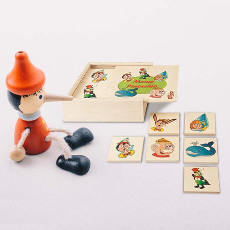 Dida - Memory Legno Pinocchio - Gioco per Bambini 2 + in Legno