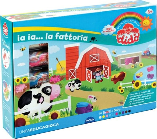 DidO' Farm - 10 salsiciotti - con formine e scenario 3d - DiDO' Giochi e giocattoli/Attività creative/Argilla e pasta modellabile Eurocartuccia - Pavullo, Commerciovirtuoso.it