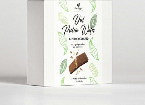 Diet Protein Wafer Proteici Confezione 7Pz. Wafer Dietetici Ricoperti Di Cioccolato Barrette Per Dieta Chetogenica Ad Alto Contenuto Di Proteine E Fibre Alimentari e cura della casa/Pasticceria e prodotti da forno/Biscotti/Wafer The Light Nutrition - Milano, Commerciovirtuoso.it