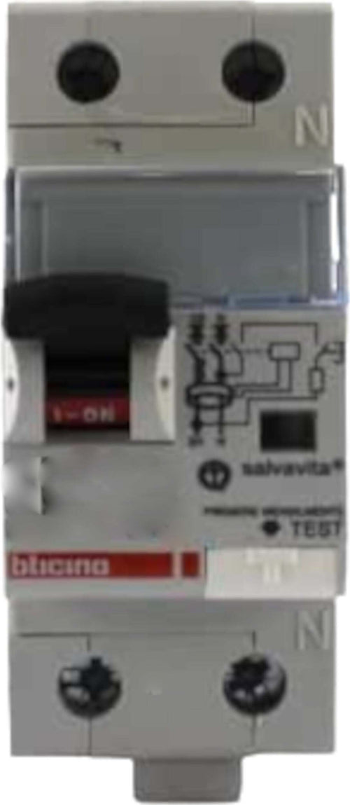 Differenziale-Magnetotermico-CLASSE-A-1P+N-0,03-32A---Bticino