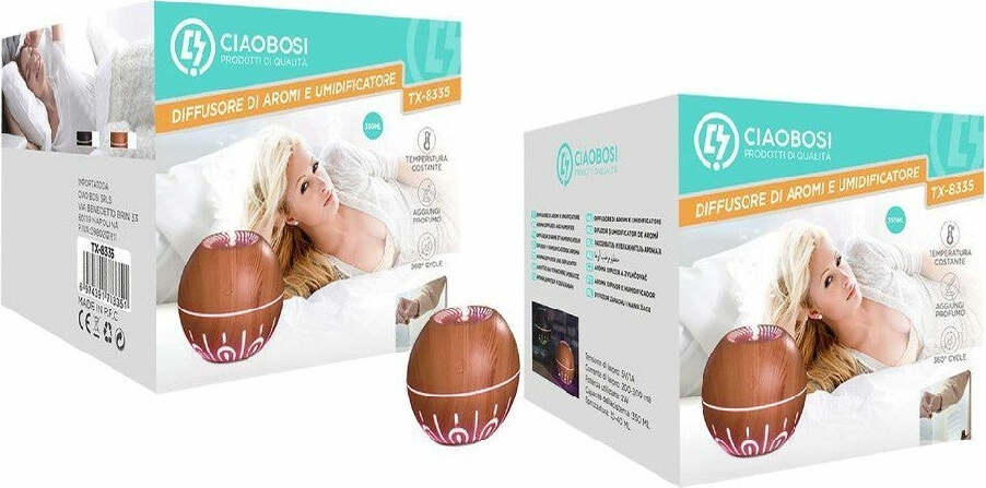Diffusore Aromi Umidificatore Aria Ultrasuoni 350ml 2w Usb Aromaterapia Tx-8335 Salute e cura della persona/Benessere/Terapie alternative/Aromaterapia/Diffusori di oli essenziali Trade Shop italia - Napoli, Commerciovirtuoso.it