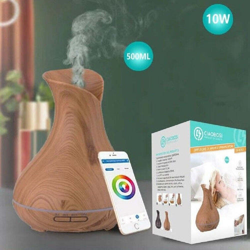 Diffusore Aromi Umidificatore Ultrasuoni 500ml 10w Aromaterapia Wifi Smart Home Tx-8363 Casa e cucina/Decorazioni per interni/Profumazione ambiente/Diffusori di oli essenziali Trade Shop italia - Napoli, Commerciovirtuoso.it
