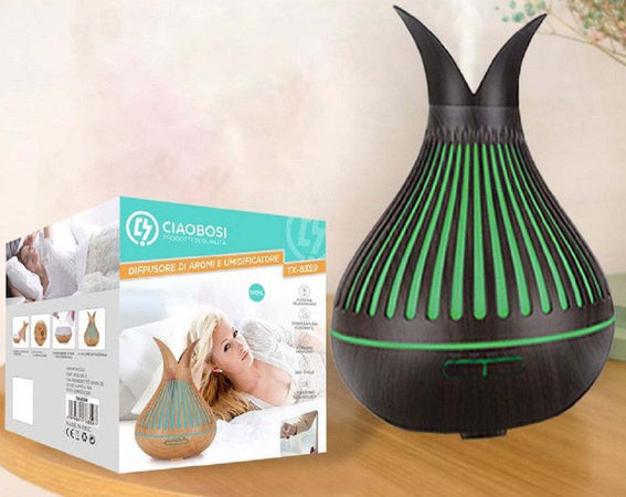 Diffusore Aromi Umidificatore Ultrasuoni 500ml 8w Aromaterapia Elettrico Tx-8359 Salute e cura della persona/Benessere/Terapie alternative/Aromaterapia/Diffusori di oli essenziali Trade Shop italia - Napoli, Commerciovirtuoso.it