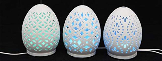 Diffusore Elettrico di Fragranze Profumi e Aromi in Porcellana con LED Casa e cucina/Decorazioni per interni/Candele e portacandele/Candele/Candele a colonna MagiediNatale.it - Altamura, Commerciovirtuoso.it