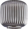 Diffusore-In-Vetro-Soffiato-Grigio-Specchiato-Decoro-Effetto-Plisse'