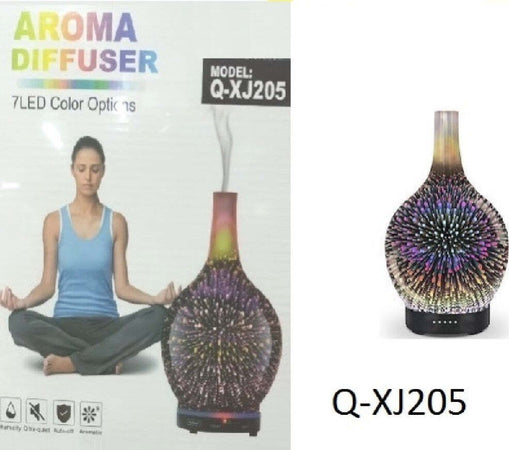 Diffusore Per Aromaterapia Ad Ultrasuoni Umidificatore 120ml Q-xj205 7 Colori Led Casa e cucina/Decorazioni per interni/Profumazione ambiente/Bruciatori per oli essenziali Trade Shop italia - Napoli, Commerciovirtuoso.it