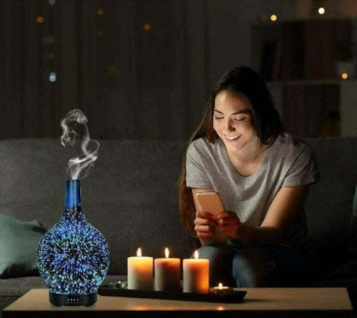 Diffusore-Per-Aromaterapia-Ad-Ultrasuoni-Umidificatore-120ml-Q-xj205-7-Colori-Led