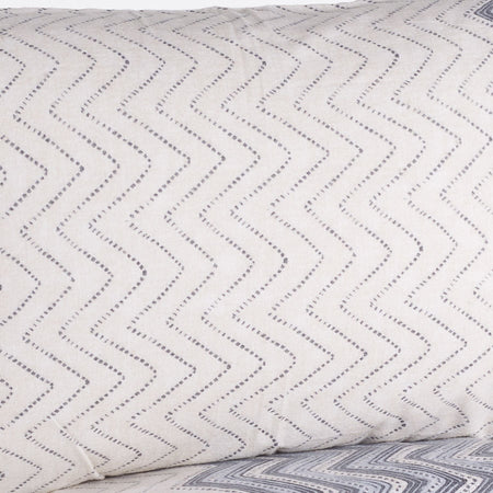 Lenzuola Singolo Chevron Maè Via Roma 60 Cotone