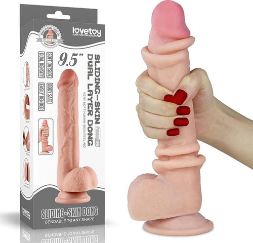 Dildo Iper realistico con ventosa Lovetoy Dildo Con Pelle Scorrevole Fallo Iperrealistico 24 Cm Salute e cura della persona/Erotismo e contraccezione/Sex toys/Dildo/Dildo realistici Kondorama - Martinsicuro, Commerciovirtuoso.it