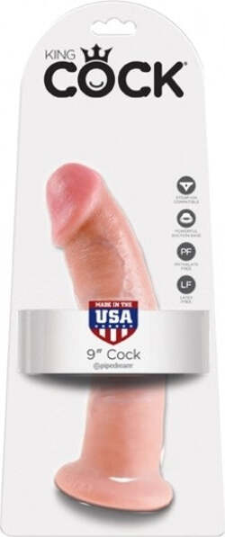 Dildo Realistico Fallo Senza testicoli King Cock 22.8 cm compatibile Strap-on con Ventosa Salute e cura della persona/Erotismo e contraccezione/Sex toys/Dildo/Dildo realistici Kondorama - Martinsicuro, Commerciovirtuoso.it
