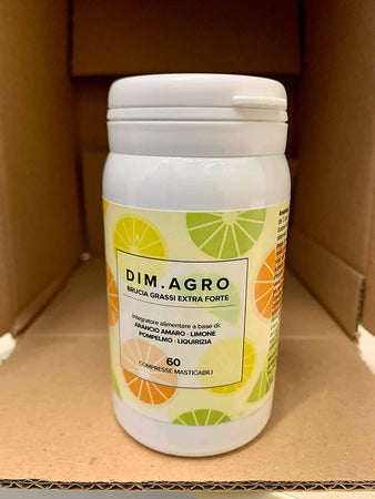Dim.agro Integratore Dimagrante Naturale - Brucia Grassi E Stimola Il Metabolismo - Arancio Amaro, Limone, Pompelmo E Liquirizia - 60 Compresse Masticabili Salute e cura della persona/Alimentazione e nutrizione/Integratori per lo sport/Bruciatori di grasso Beauty Fashion Store - Palermo, Commerciovirtuoso.it