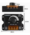Dimmer Per Luci Led Monocolore Interruttore Controller Manopola 12-24v Dm-12-24v