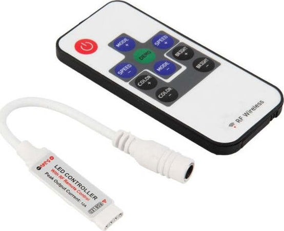 Dimmer-Per-Striscia-Led-Rgb--Telecomando-Rf-Wireless-Controller-Strip-Light-12v