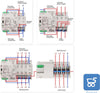 DIN Rail 4P ATS Switch Elettrico Manuale di Trasferimento 110V 220V Bobina Max 100A PC Tipo City Power al Generatore 1PC