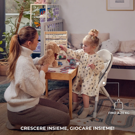 Seggiolone da pappa 2in1 Kinderkraft DINNLY