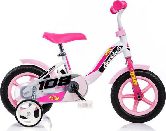Dino Bikes Bicicletta Bambino Bambina 10 Pollici Rotelle Incluse + 2/4 Anni Bici Da Bimbo Bimba Giochi e giocattoli/Sport e giochi all'aperto/Biciclette e tricicli/Bici per bambini Mondo Bimbo - Bagnara Calabra, Commerciovirtuoso.it