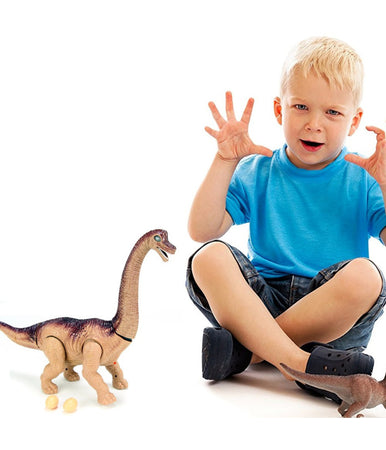 Dinosauro Brontosauro Camminante Con Luci Suoni E Movimenti Giocattolo Bambini
