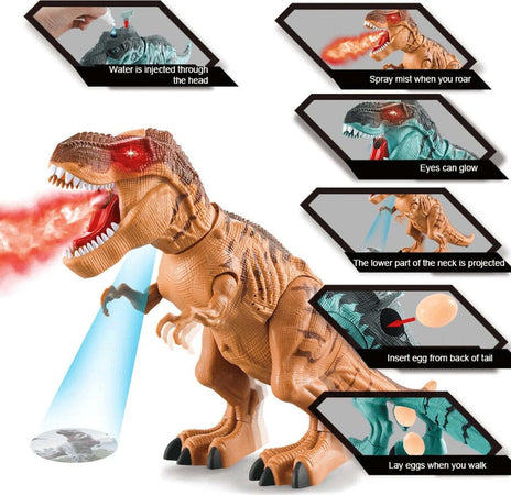 Dinosauro T Rex Gigante Con Suono E Luci  E Cammina Giocattolo Bambini 2 Colori Giochi e giocattoli/Personaggi giocattolo/Dinosauri e creature preistoriche Trade Shop italia - Napoli, Commerciovirtuoso.it