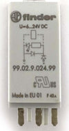 Diodo-polarizzato-standard-6--24VDC-con-led-Finder