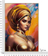 Dipinto-Su-Tela-C/Cornice-Samira--A--Cm-72X4,5X102